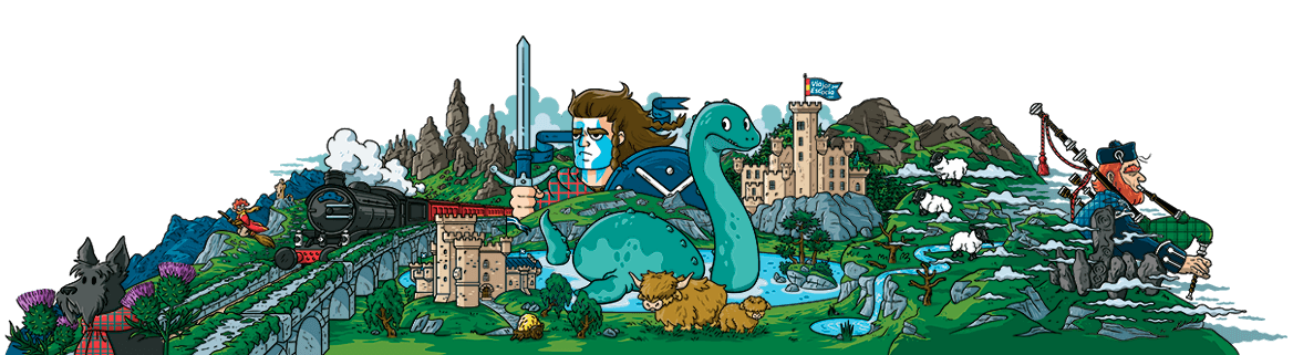 Scottish Landscape Illustration